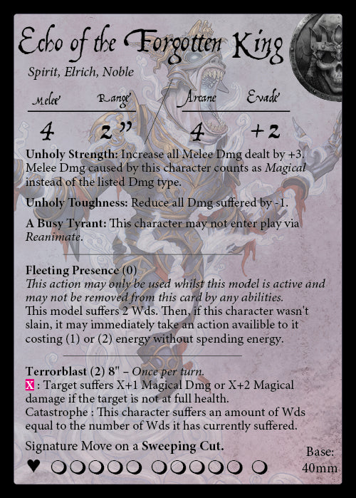 Stat Card: Echo of the Forgotten King