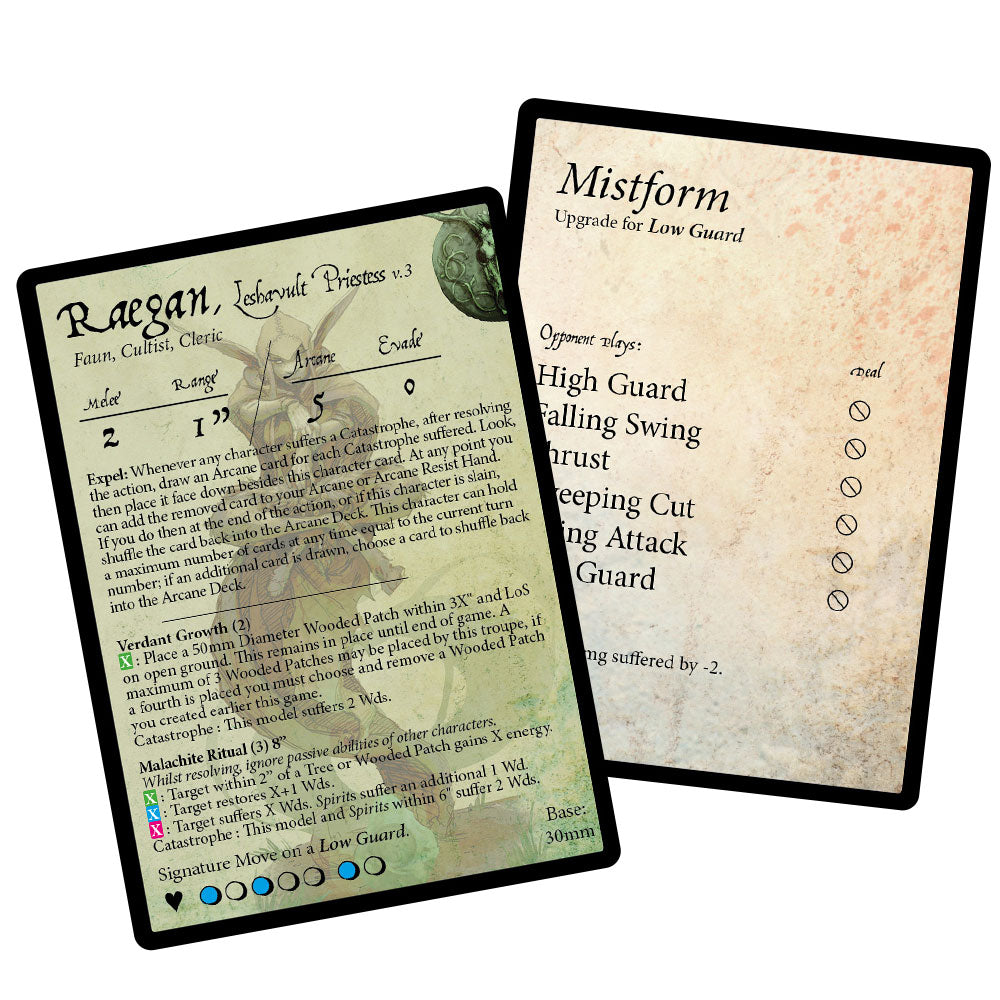 Stat Card: Raegan, Leshavult Priestess v3