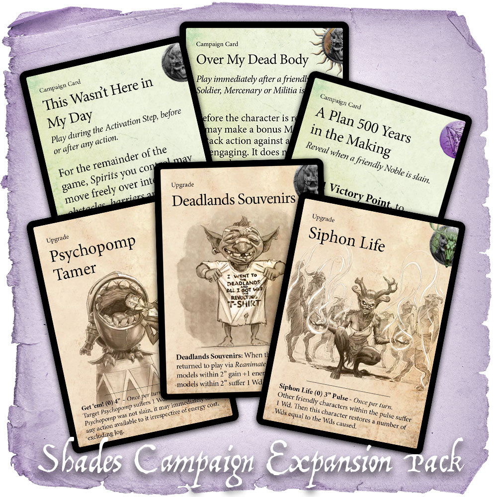 Shades Campaign Expansion Pack