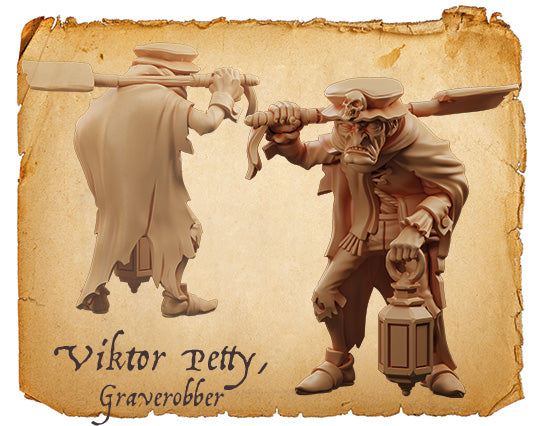 Viktor Petty, Graverobber