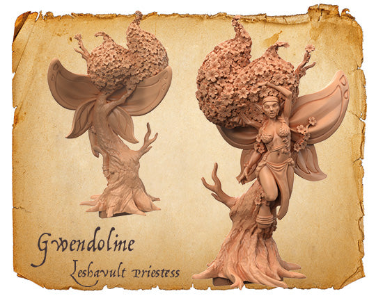 Gwendoline, Leshavult Priestess (Cherry)