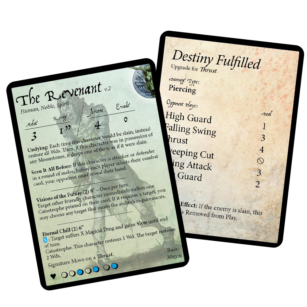 Stat Card: the Revenant V2 – MoonstoneGame